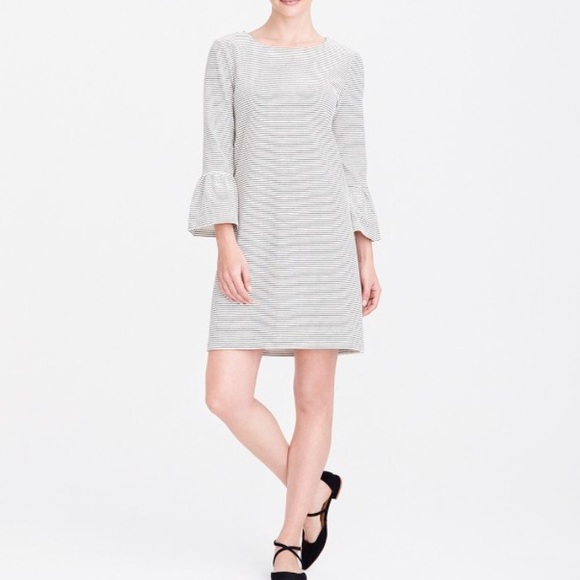 J. Crew Dresses & Skirts - Striped bell sleeve dress